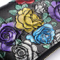 24 Slots Flowers Leather Business ID Credit Card Holder Case Pocket Bag Wallet