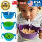 B.box 3 in 1 Bowl with Lid and Straw & Snack Insert BPA-Free  kids Bowl