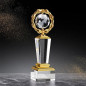 Engraved Personalized Crystal trophy Retirement、Achievement 、Appreciation Gift