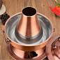 Stainless Steel Charcoal Chinese Copper Hot Pot Old Beijing Cookware Camping HOT