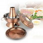 Stainless Steel Charcoal Chinese Copper Hot Pot Old Beijing Cookware Camping HOT