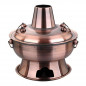 Stainless Steel Charcoal Chinese Copper Hot Pot Old Beijing Cookware Camping HOT