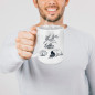 15OZ  coffee bean mug, mug for mothers, best gift for her/he/friend coffee mug