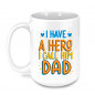 15oz DAD Mug - Best DAD Ever Mug-Fathers Day Gift Idea-Coffee Mug-Dad Gift