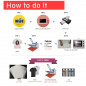 A3+ L1800 DTF Printer For T-shirt Bags Shoes Hoodies + Heat Press Machine