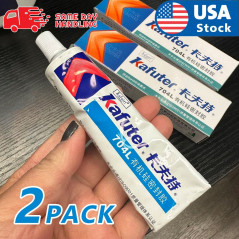 1.6oz x 2PACK Electronic Glue Sealant RTV Silicone Rubber white Glue