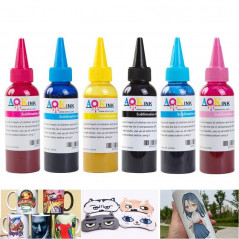 600ML Sublimation Ink for Epson ET-2760 2720 4800 2803 15000 WF 7710 7720