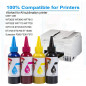 600ML Sublimation Ink for Epson ET-2760 2720 4800 2803 15000 WF 7710 7720