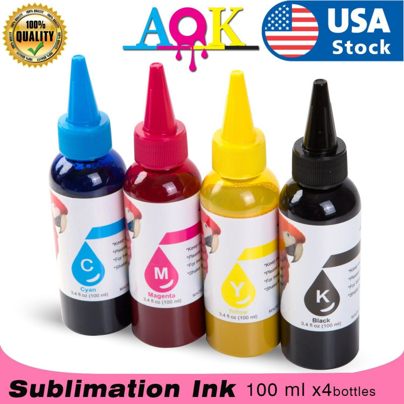 400ML Sublimation Ink for Epson ET-2760 2720 4800 2803 15000 WF 7710 7720