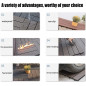 11PCS 12x12'' Patio Deck Tiles Interlocking Wooden Snap Flooring Tiles Outdoor D