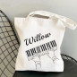 personaliz Canvas Music Tote Bag - Piano Bag for Piano Books Piano Teacher Gifts