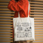Library Bag A Stack Of Books Canvas Tote Bags, Gifts For Reader, Teacher BAG
