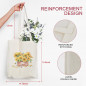 various pattern Women Large Canvas Shoulder Tote Bag Daily School Work Handbag