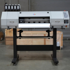 Business 25.6inch DTF Printer +Automatic Powder Shaking Machine Dual XP600 Heads