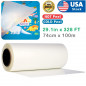 Stock 29.1" x 328ft DTF Transfer Film Premium Roll Single Sided HOT Peel