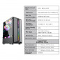 BLACK  USB3.0 Mid-Tower PC Gaming Computer Case - Tempered Glass ATX Mid Tower