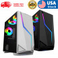ATX M-ATX ITX Mid-Tower Gaming PC Computer Case w/ Tempered Glass