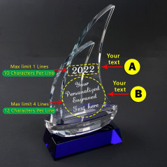 Sailboat Trophies, Sailboat Trophy with Custom Engraving, Great Sailing Awards