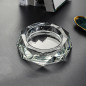 Personalized Glass Ashtray. Groomsman Ciga Ashtray. Engraved Cigarette Ashtray