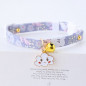 Qute Cat Collar Custom Personalised Safety Kitten with Name ID Tag Adjustable