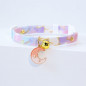 Qute Cat Collar Custom Personalised Safety Kitten with Name ID Tag Adjustable