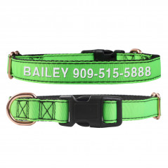 Small Medium Large Personalized Dog Collar Engraved ID Tag Custom Name