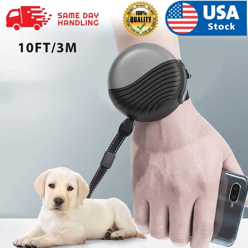 10FT Retractable Dog Cat Leash Lead Automatic Rope Walking Traction Puppy Pet