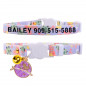 Qute Cat Collar Custom Personalised Safety Kitten with Name ID Tag Adjustable