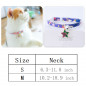 Qute Cat Collar Custom Personalised Safety Kitten with Name ID Tag Adjustable