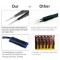 10 Pcs Precision ESD Anti-Static Repair Stainless Steel Tweezers Set Kit Tools