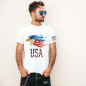 Eagle Flag Men 100%Cotton T Shirt Patriotic American Tee XS-5XL 8colors