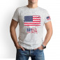 Flag Men 100%Cotton T Shirt Patriotic American Tee XS-5XL 8colors