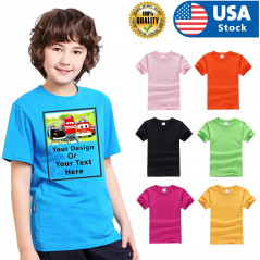 Child PERSONALIZED CUSTOM PRINT YOUR OWN TEXT ON A T-SHIRT CUSTOMIZED TEE