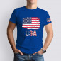 Flag Men 100%Cotton T Shirt Patriotic American Tee XS-5XL 8colors