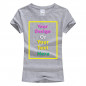 WOMEN'S PERSONALIZED CUSTOM PRINT YOUR OWN TEXT ON A T-SHIRT CUSTOMIZED TEE