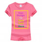 WOMEN'S PERSONALIZED CUSTOM PRINT YOUR OWN TEXT ON A T-SHIRT CUSTOMIZED TEE