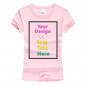 WOMEN'S PERSONALIZED CUSTOM PRINT YOUR OWN TEXT ON A T-SHIRT CUSTOMIZED TEE