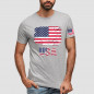 Flag Men 100%Cotton T Shirt Patriotic American Tee XS-5XL 8colors