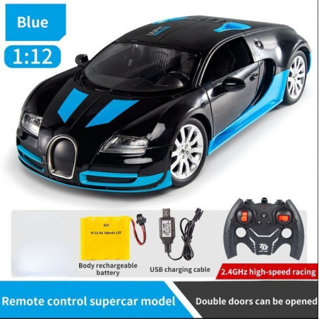 1:12 Sports Car Toy Spray Led Light High Speed Drift Charging  Gift for Kids Toy