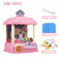 New DIY Doll Machine Kids Coin Operated Play Game Mini Claw Catch Toy Kids Gift