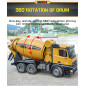 HUINA 1/14 10CH 2.4G Remote Control HUINA 574 RC Concrete Mixer Truck Model