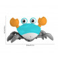 Electric Music Crawling Crab Baby Toy LED Light Kids Interactive Toys Gifts