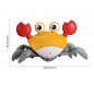 Electric Music Crawling Crab Baby Toy LED Light Kids Interactive Toys Gifts