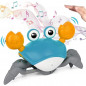 Electric Music Crawling Crab Baby Toy LED Light Kids Interactive Toys Gifts