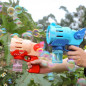 Bubble Gun Blower for Kids, Bubble Blaster Outdoor Kids Toy with Soap Solution