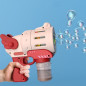 Bubble Gun Blower for Kids, Bubble Blaster Outdoor Kids Toy with Soap Solution