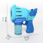 Bubble Gun Blower for Kids, Bubble Blaster Outdoor Kids Toy with Soap Solution