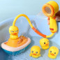 Baby Bath Toys Electric Duck water Sprinkler Boat Spray Pool Shower For toddlers