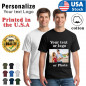 USpersonalized Custom men Shirts Printing Photo Text LOGO Print men Shirt XS-5XL