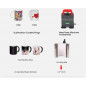 12x10" Main Heat Press machine mug cap heater set For T-shirt DTF Sublimation